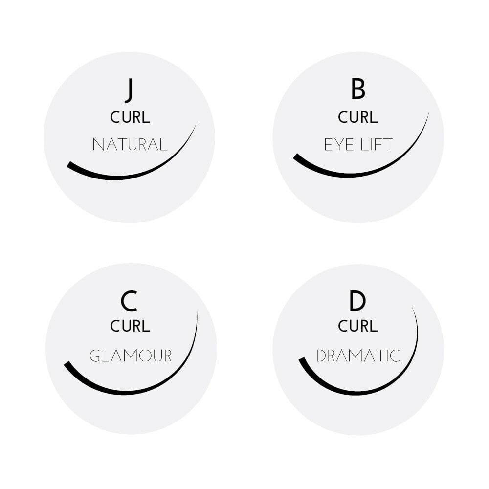 different eyelash curls